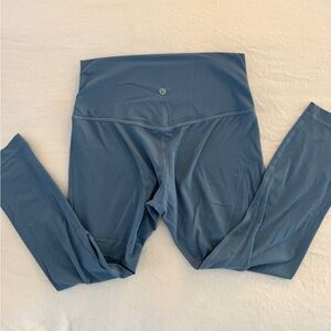 Blue Align Ribbed Leggings